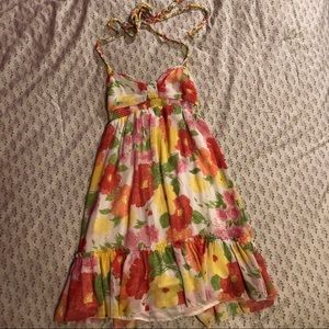 Floral Halter Neck Sundress